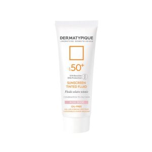 درماتیپیک کرم ضد افتاب رنگی بژ طلایی پوست چرب SPF50*