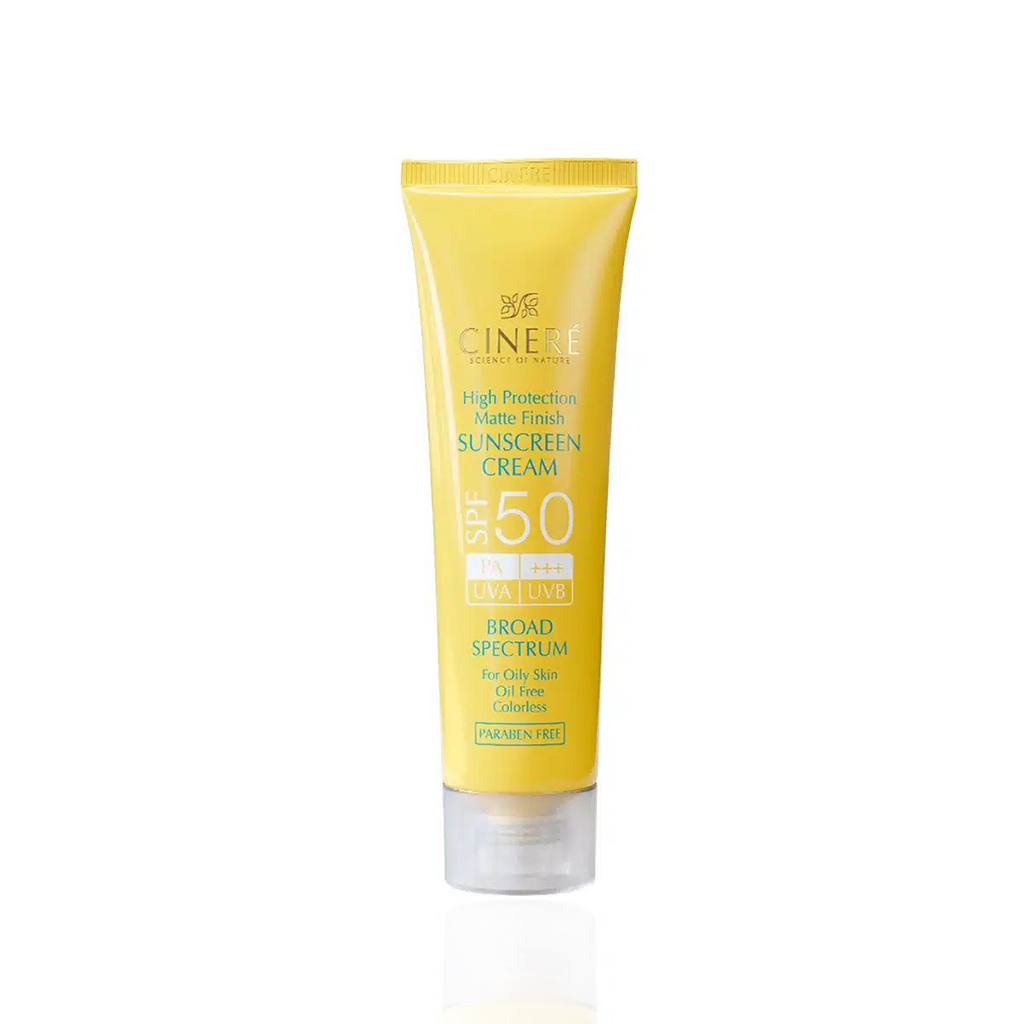 سينره كرم ضد آفتاب بي رنگ SPF50 سینره کرم ضدآفتاب پوست چرب SPF50 - Image 1