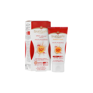 سان سيف ضد آفتاب ضد چروک بژ روشن SPF50