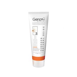 ژنوبايوتيک ضد آفتاب پوست چرب بژ طبيعي SPF50